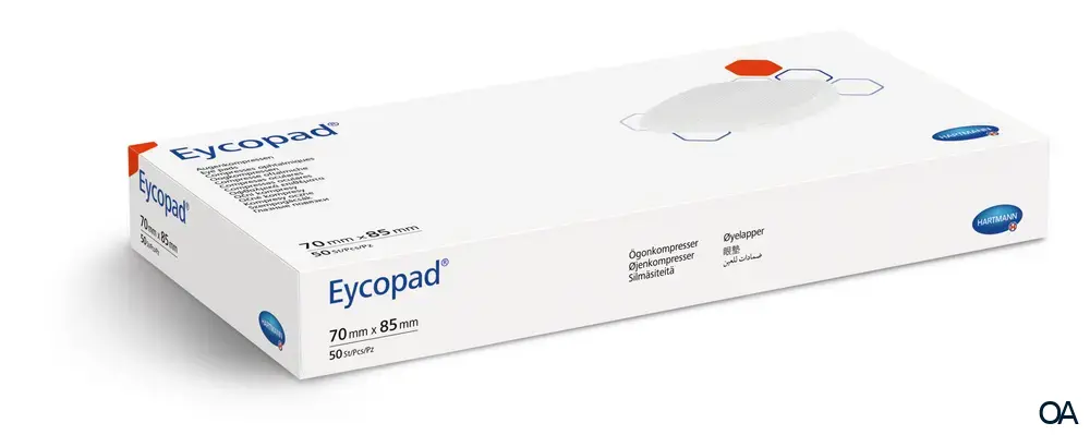 Eycopad® Augenkompresse unsteril, 70 x 85 mm
