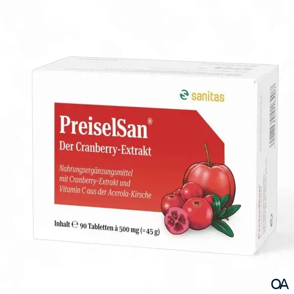 Sanitas Preiselsan® Cranberry Lutschtabletten