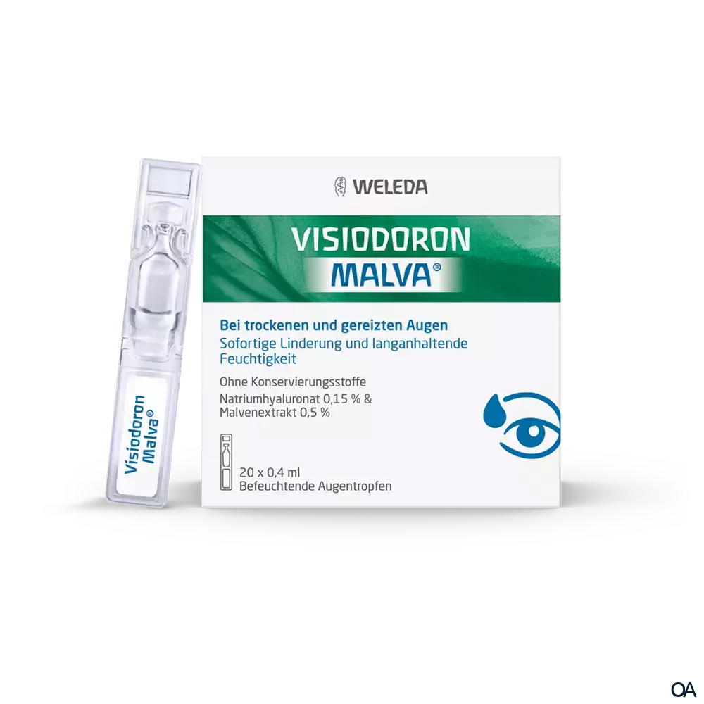 Weleda Visiodoron Malva® Augentropfen 0,4 ml Weleda Visiodoron Malva® Augentropfen 0,4 ml