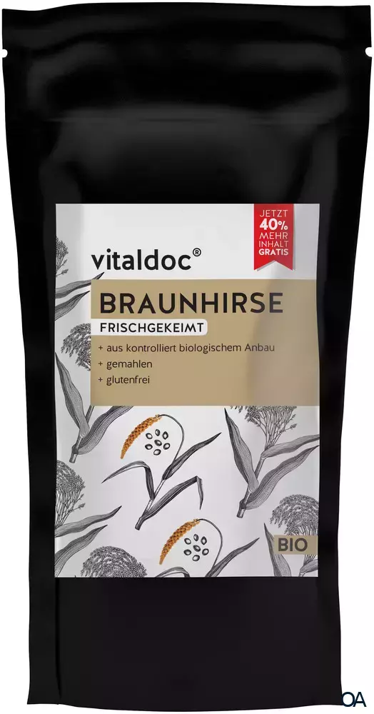 vitaldoc® BIO Braunhirse, frischgekeimt