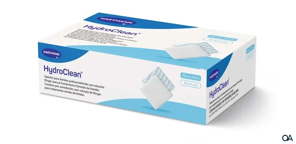HydroClean® hydroaktive Wundauflagen steril, 7,5 x 7,5 cm