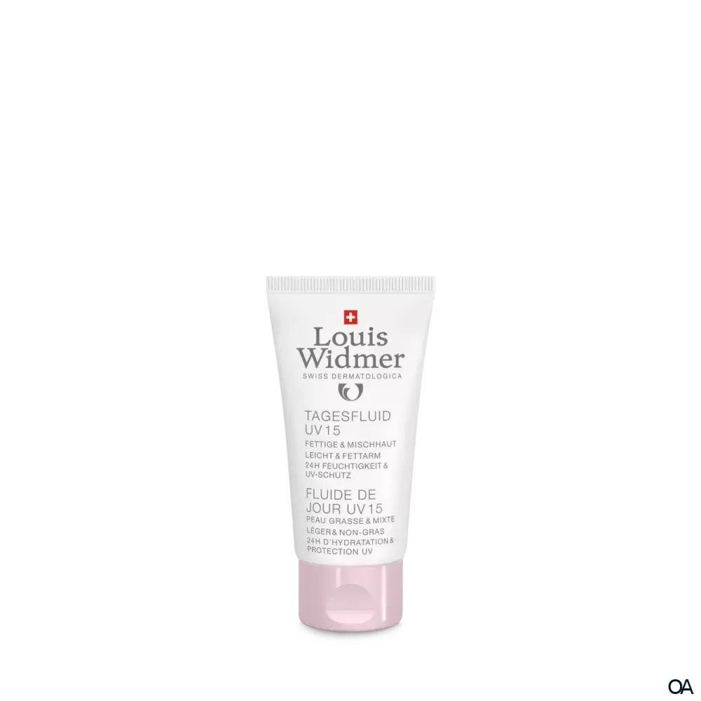 Louis Widmer Tagesfluid UV 15 - ohne Parfüm Louis Widmer Tagesfluid UV 15 - ohne Parfüm