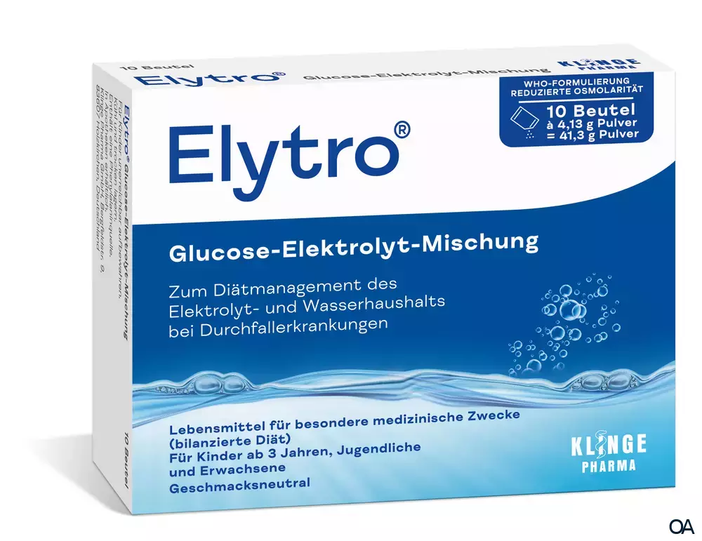 Elytro Glucose-Elektrolyt-Mischung Beutel Elytro Glucose-Elektrolyt-Mischung Beutel