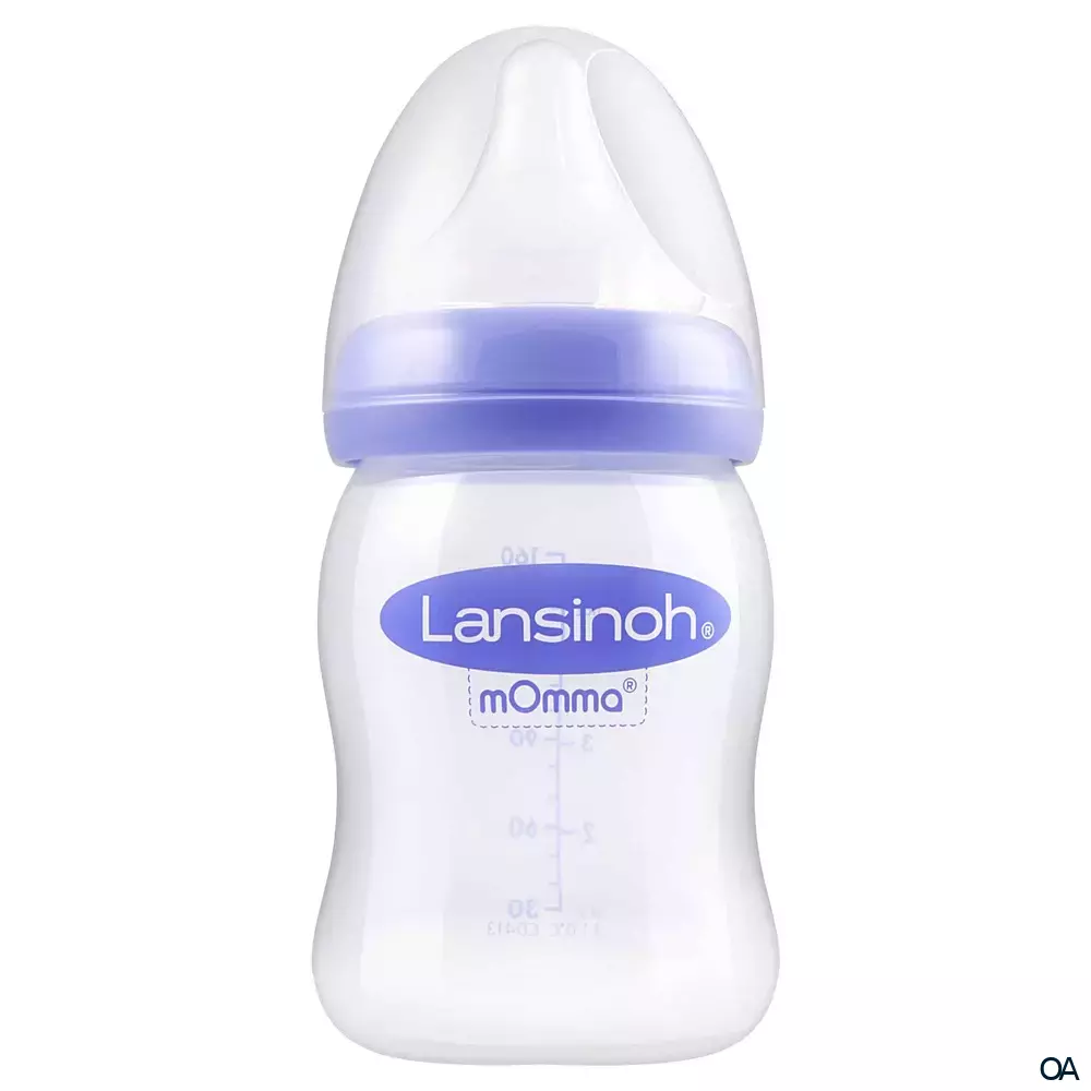 Lansinoh® Babyflasche mit NaturalWave® Sauger (Größe Small) 160 ml