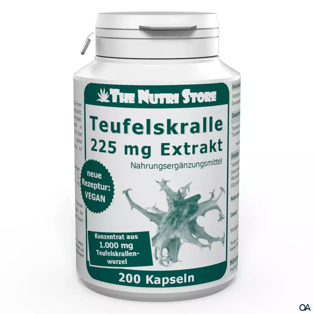 The Nutri Store Teufelskralle 225 mg Extrakt Kapseln The Nutri Store Teufelskralle 225 mg Extrakt Kapseln