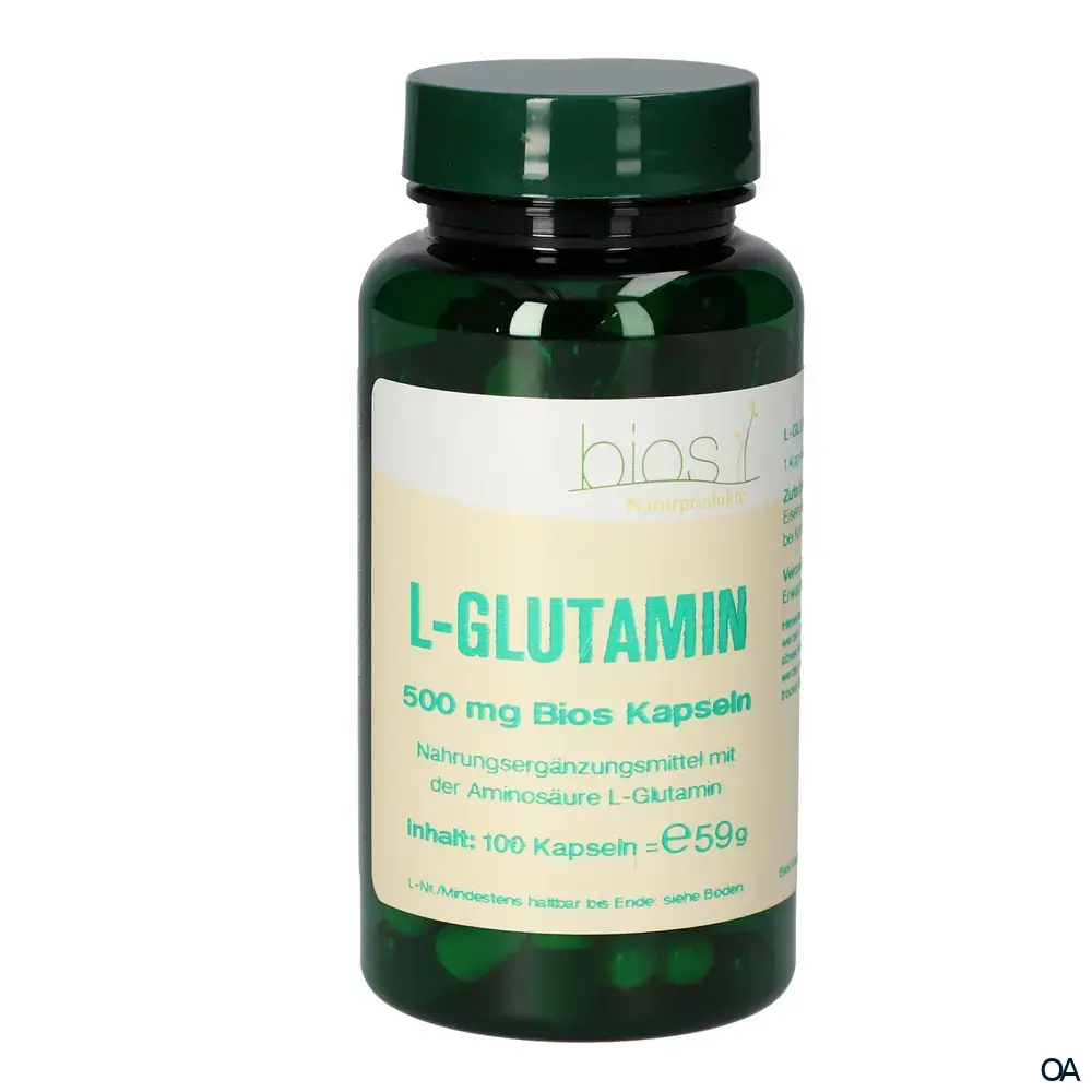 Bios L-Glutamin 500 mg Kapseln