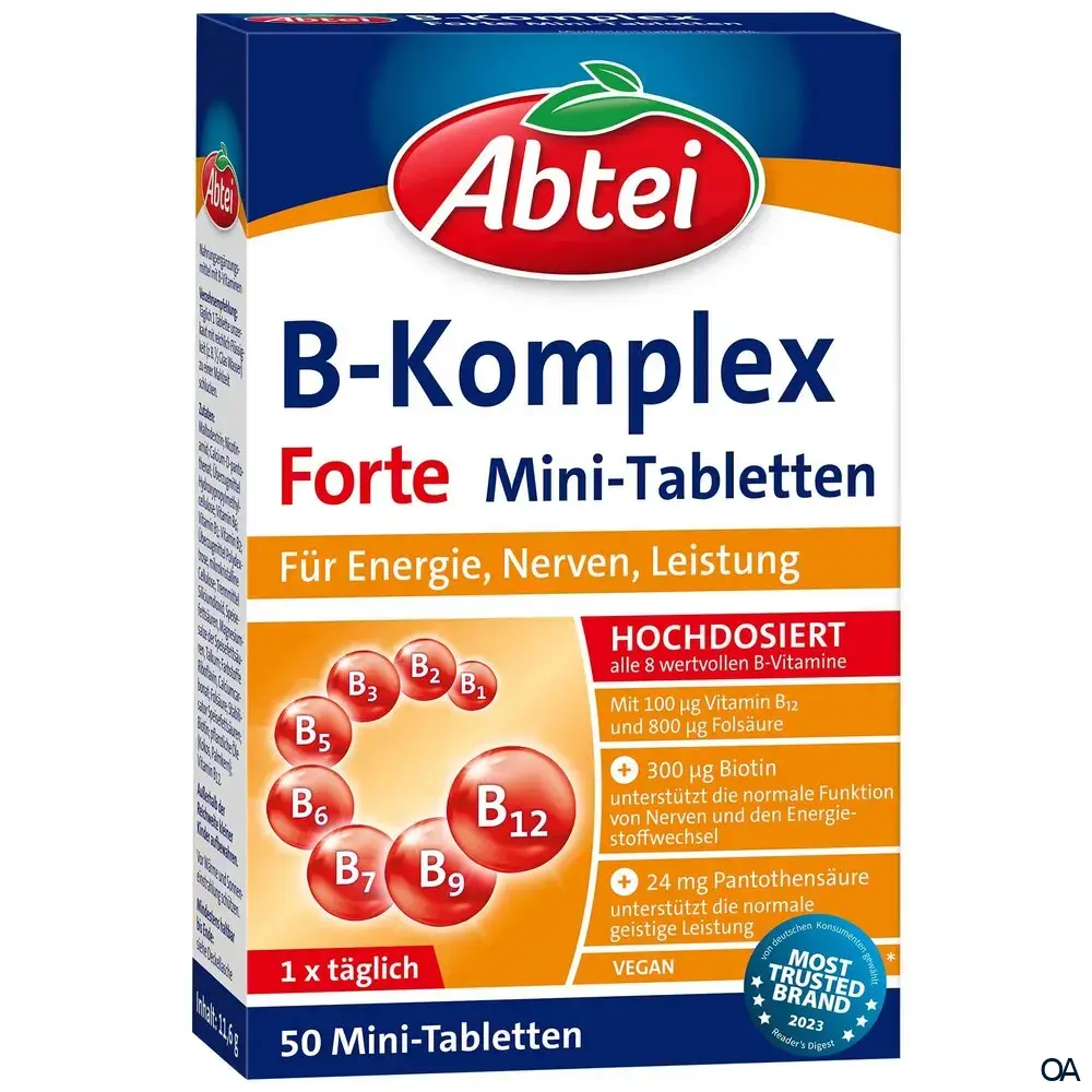 Abtei B-Komplex Forte Mini-Tabletten Abtei B-Komplex Forte Mini-Tabletten
