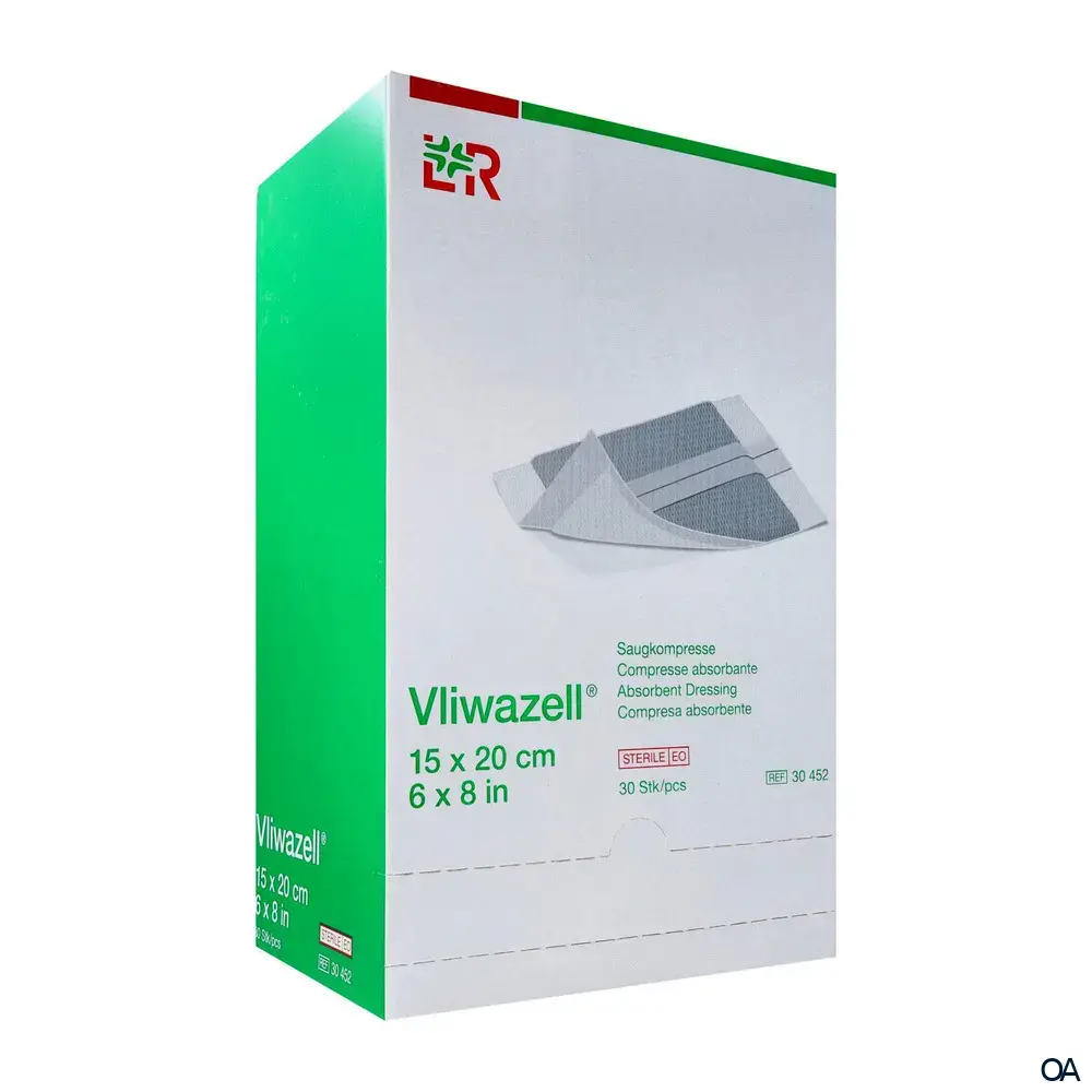 Vliwazell® Saugkompressen steril, 15 x 20 cm