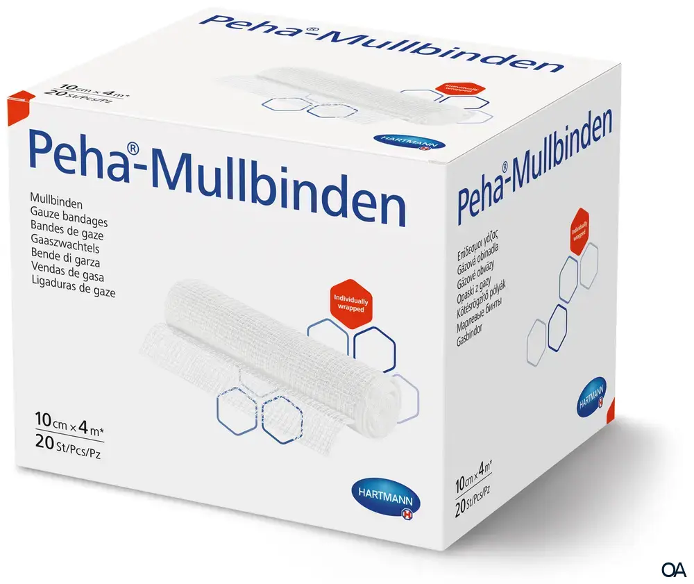 Peha® Mullbinden 10 cm x 4 m