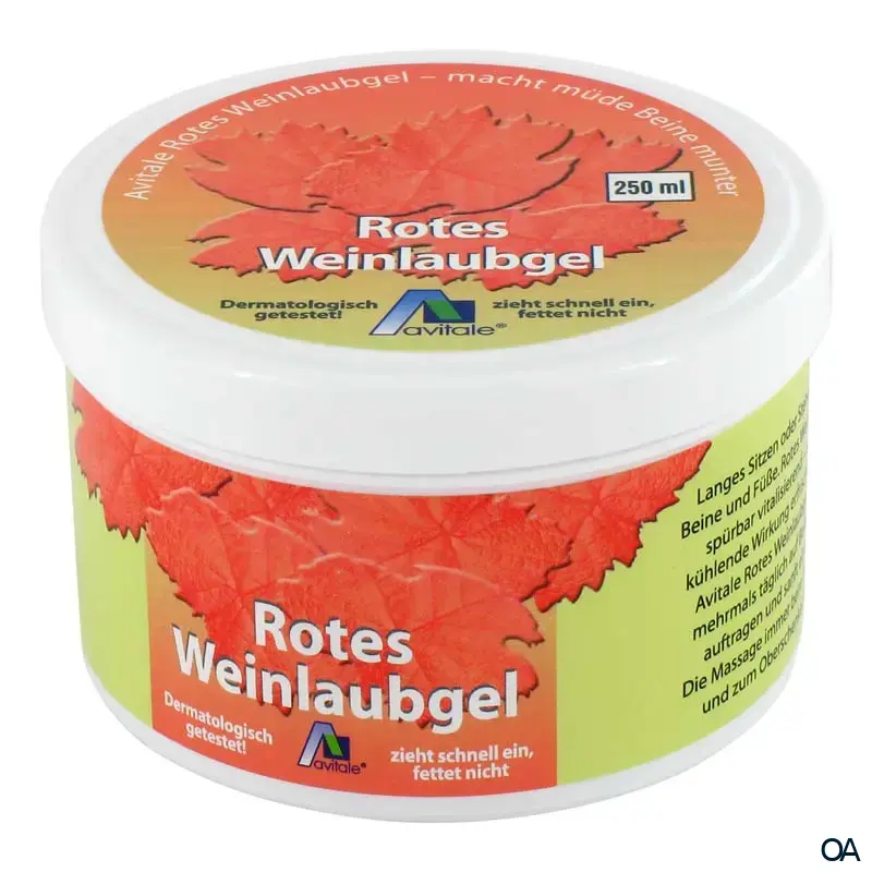 Avitale Rotes Weinlaubgel