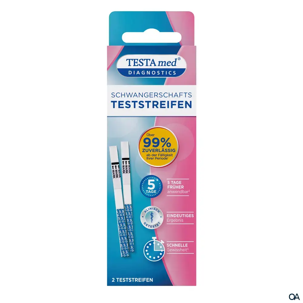 TESTAmed® DIAGNOSTICS Schwangerschafts-Teststreifen TESTAmed® DIAGNOSTICS Schwangerschafts-Teststreifen