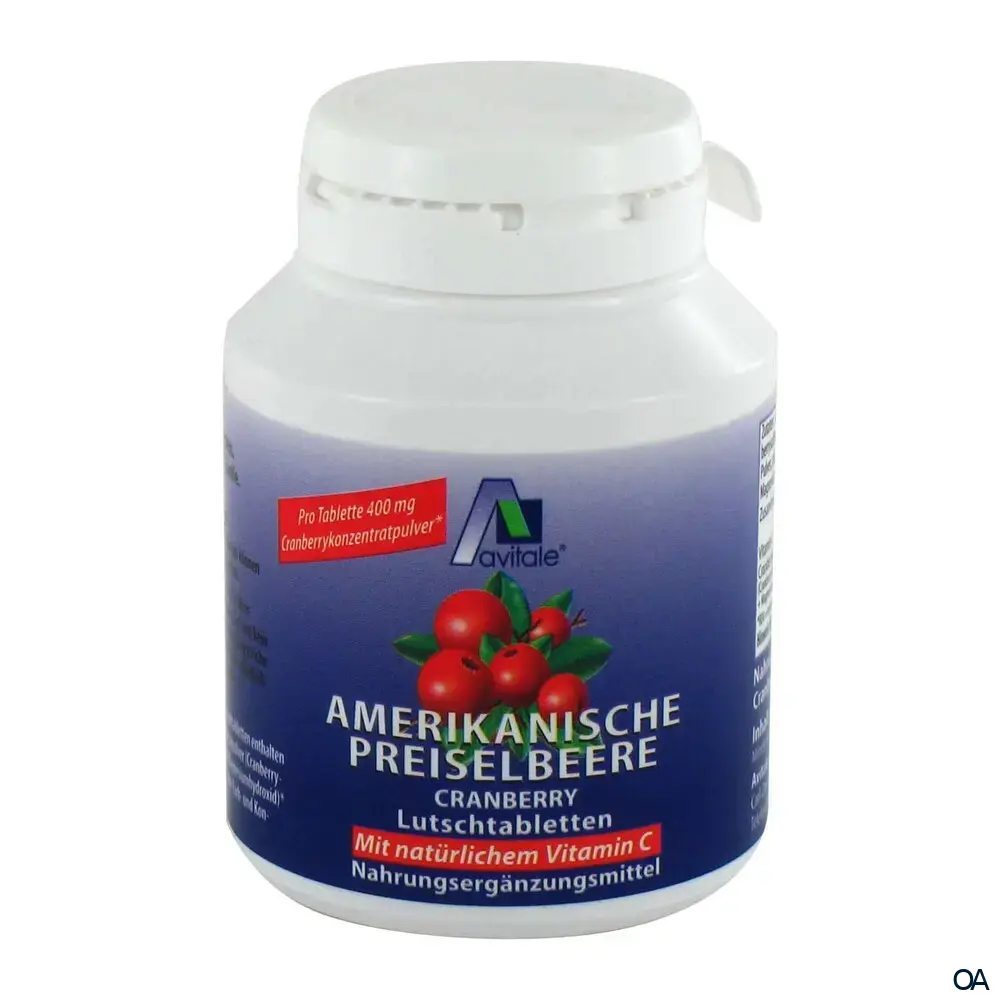 Avitale Amerikanische Preiselbeere Lutschtabletten