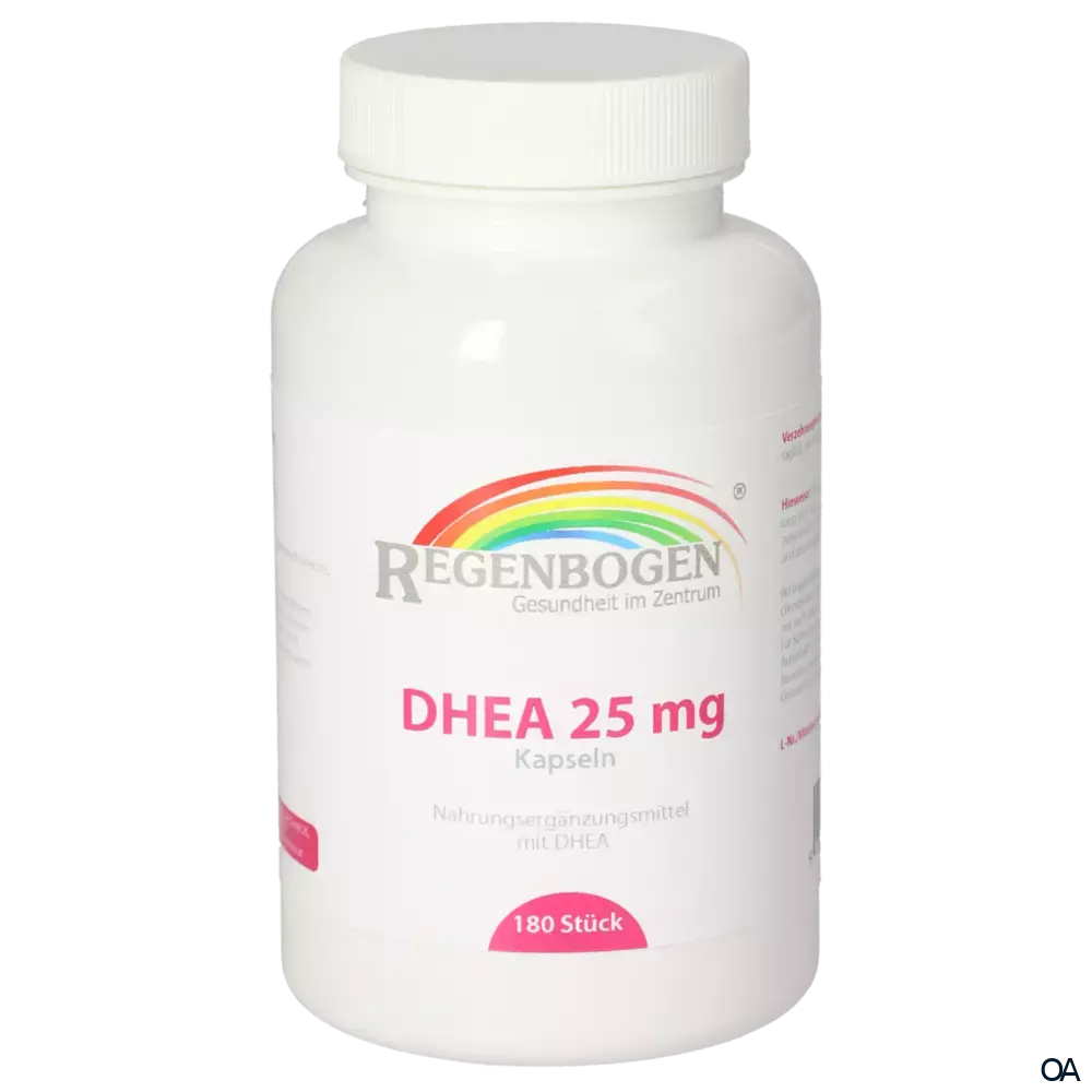 Regenbogen Apotheke DHEA 25 mg Kapseln Regenbogen Apotheke DHEA 25 mg Kapseln