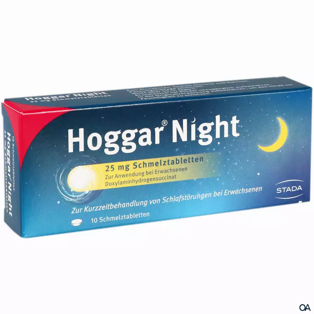 Hoggar Night 25 mg Schmelztabletten