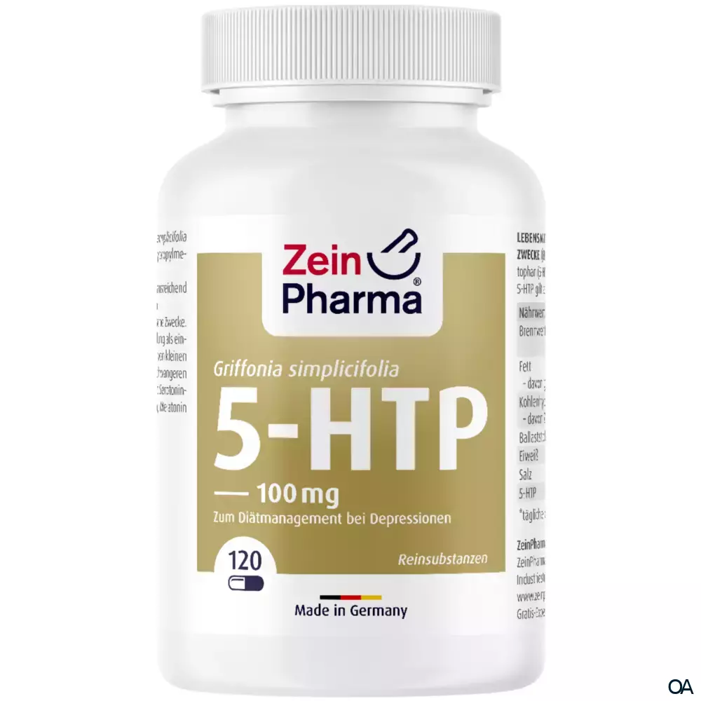 ZeinPharma Griffonia simplicifolia 5-HTP 100 mg Kapseln ZeinPharma Griffonia simplicifolia 5-HTP 100 mg Kapseln