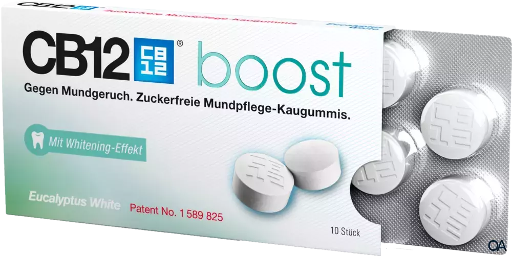 CB12 Boost Kaugummi Eukalyptus White CB12 Boost Kaugummi Eukalyptus White