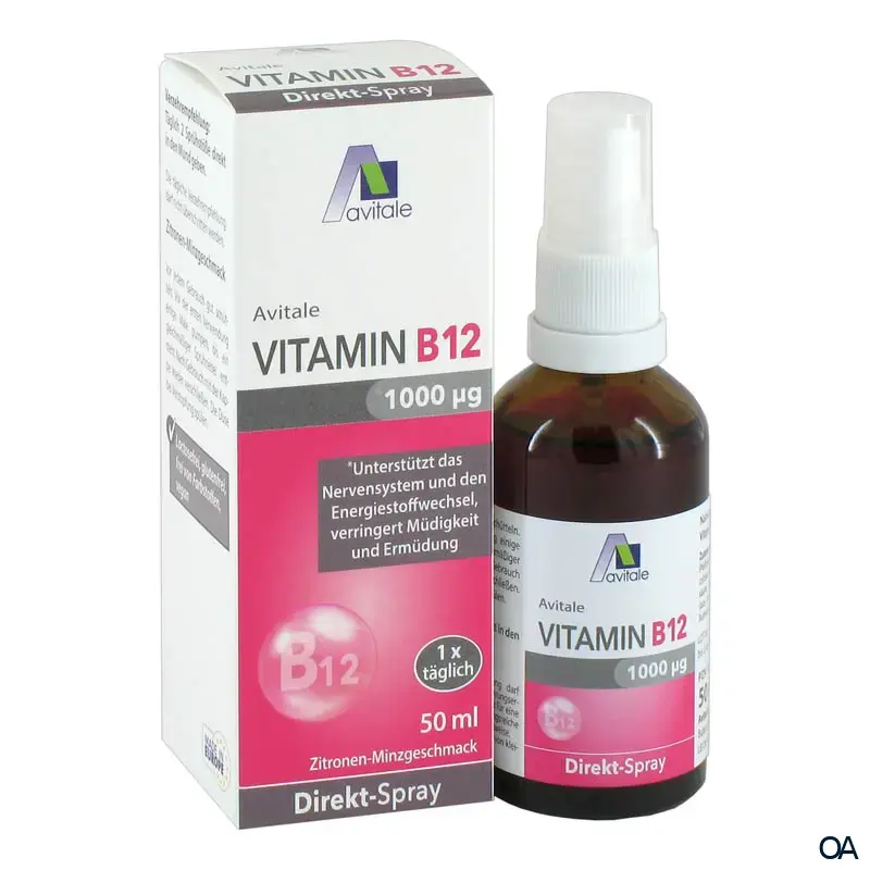 Avitale Vitamin B12 1000 mcg Direkt-Spray Avitale Vitamin B12 1000 mcg Direkt-Spray