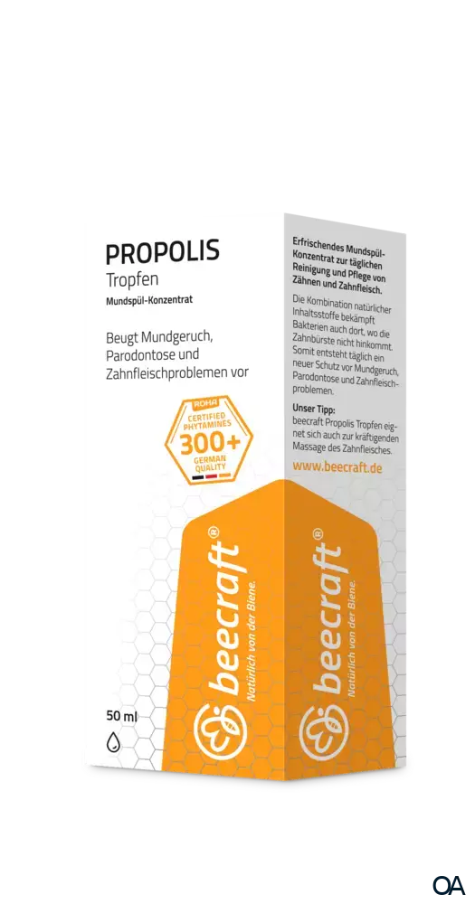 beecraft® Propolis Tropfen - Mundspül-Konzentrat beecraft® Propolis Tropfen - Mundspül-Konzentrat