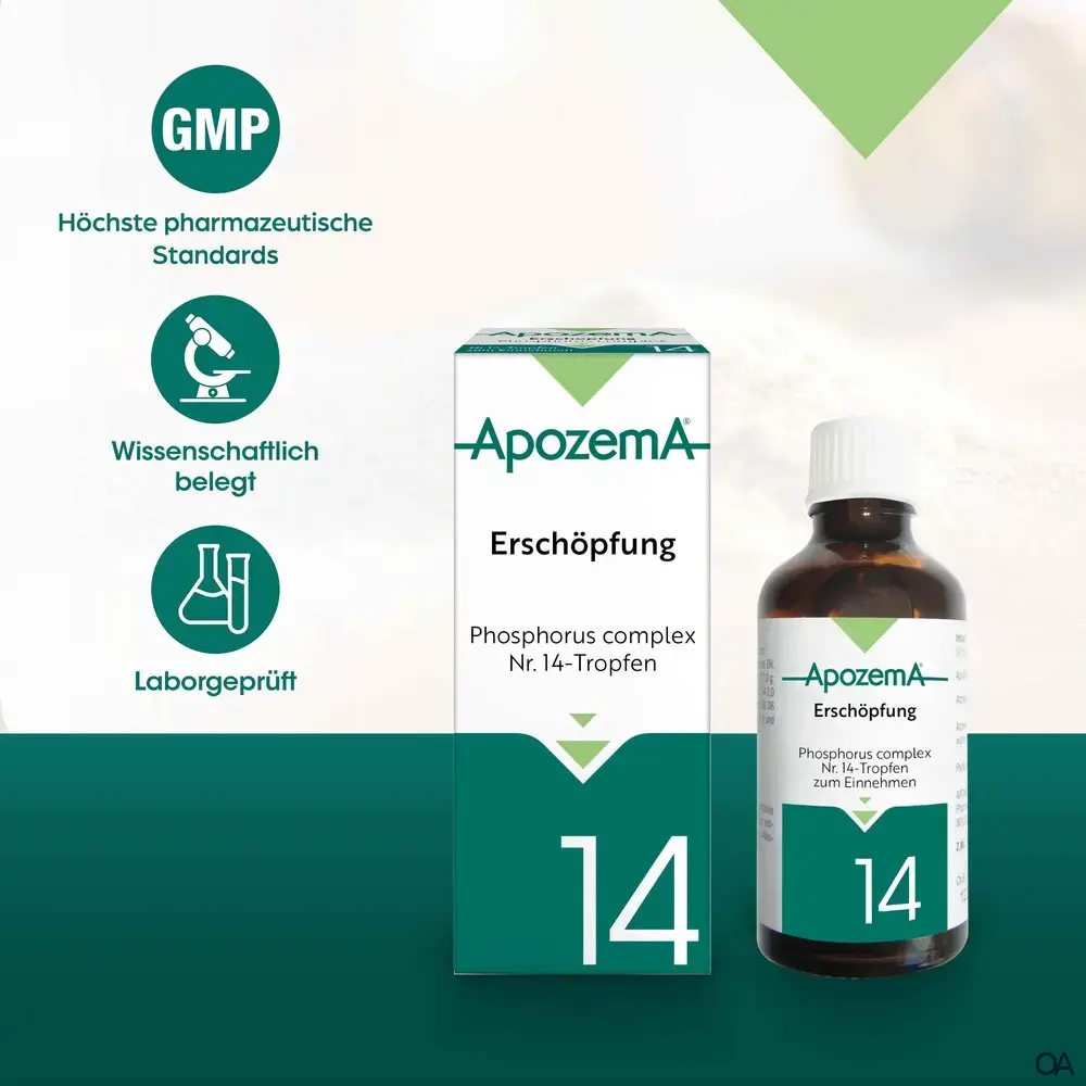 Apozema® Erschöpfung Phosphorus complex Nr. 14 Tropfen zum Einnehmen