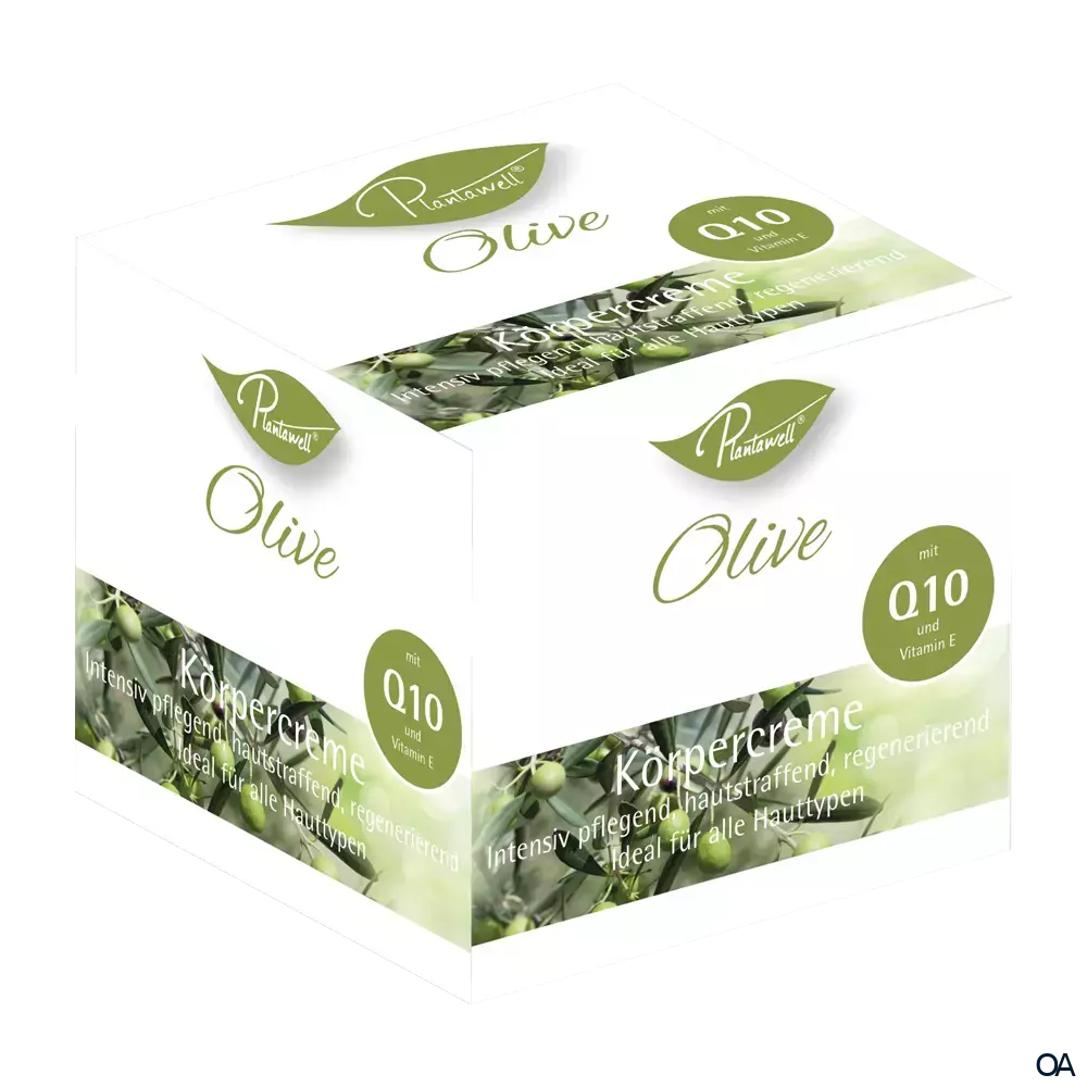 Plantawell® Körpercreme Olive mit Q10 und Vitamin E