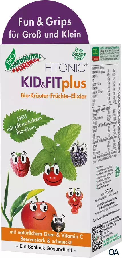 Bio Naturvital Florian Fitonic Kid & Fit Plus Bio-Kräuter-Früchte-Elixier Bio Naturvital Florian Fitonic Kid & Fit Plus Bio-Kräuter-Früchte-Elixier