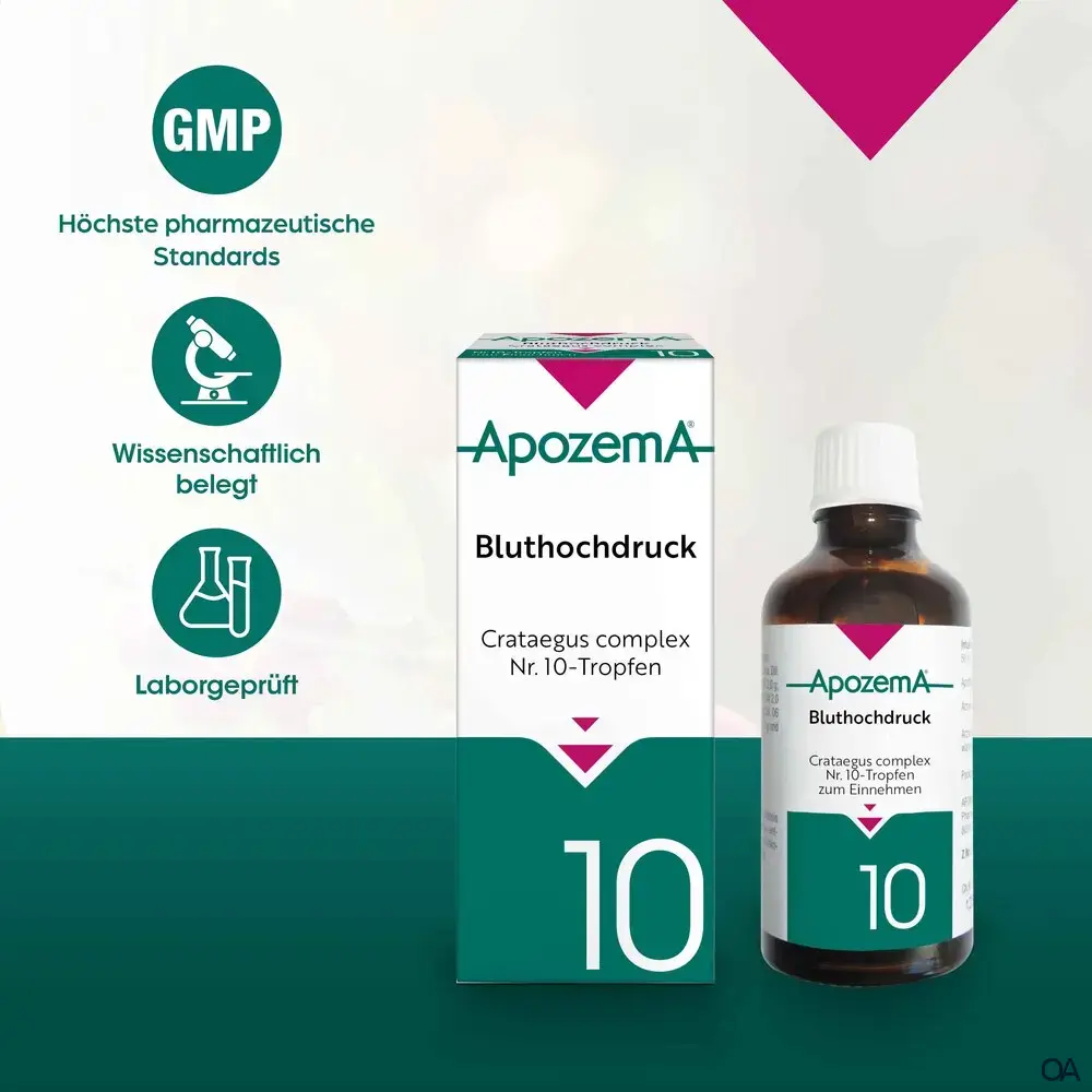 Apozema® Bluthochdruck Crataegus complex Nr. 10 Tropfen zum Einnehmen