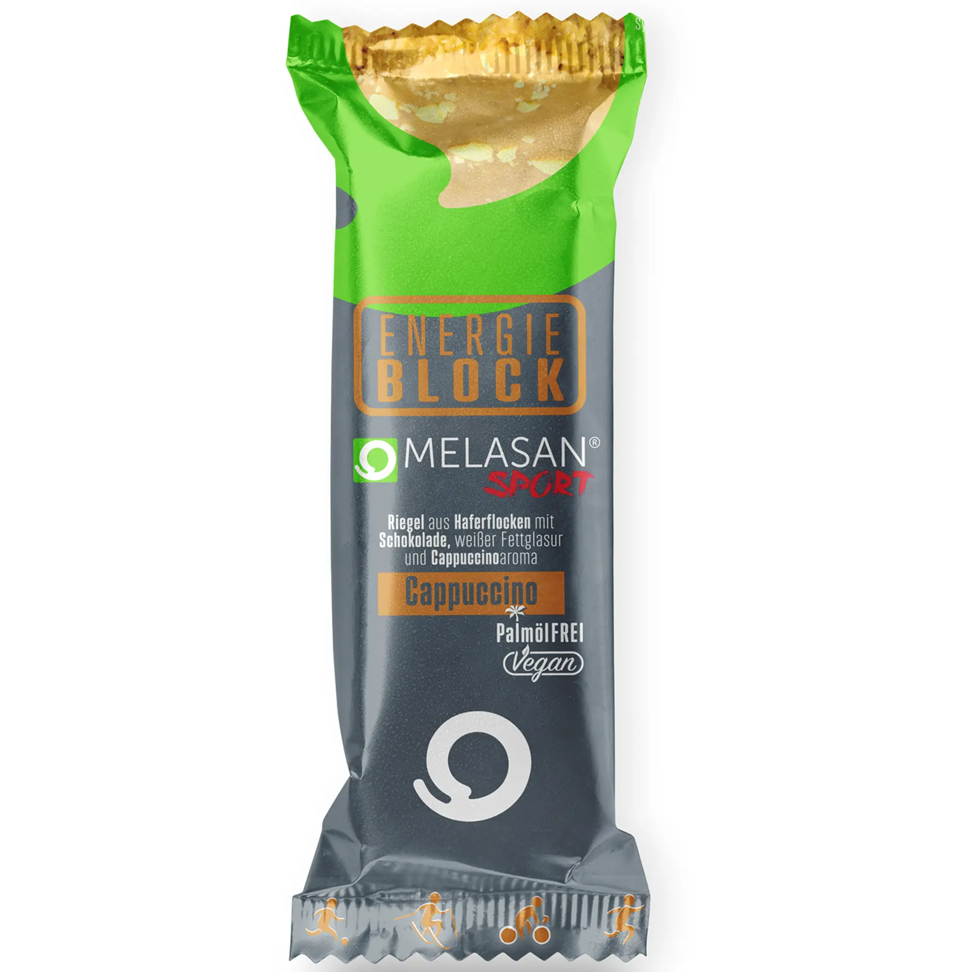 Melasan Sport Energieblock Cappuccino 65 g Melasan Sport Energieblock Cappuccino 65 g