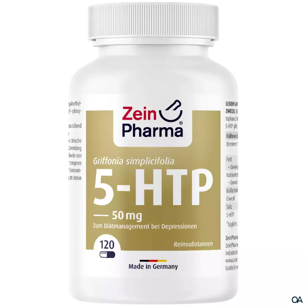 ZeinPharma Griffonia simplicifolia 5-HTP 50 mg Kapseln ZeinPharma Griffonia simplicifolia 5-HTP 50 mg Kapseln