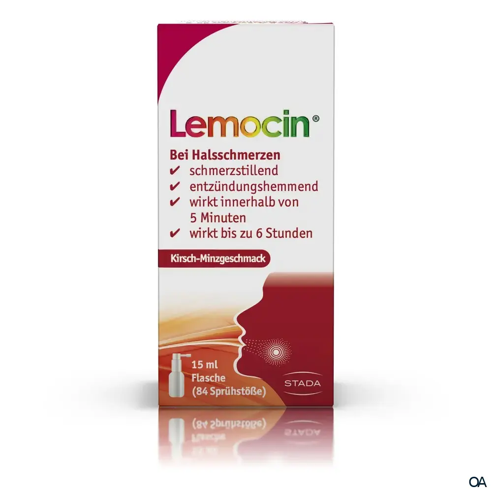 Lemocin® Flurbiprofen 8,75 mg/Dosis Spray zur Anwendung in der Mundhöhle