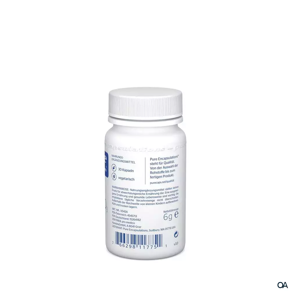 pure encapsulations® Vitamin D3 4000 I.E. Kapseln