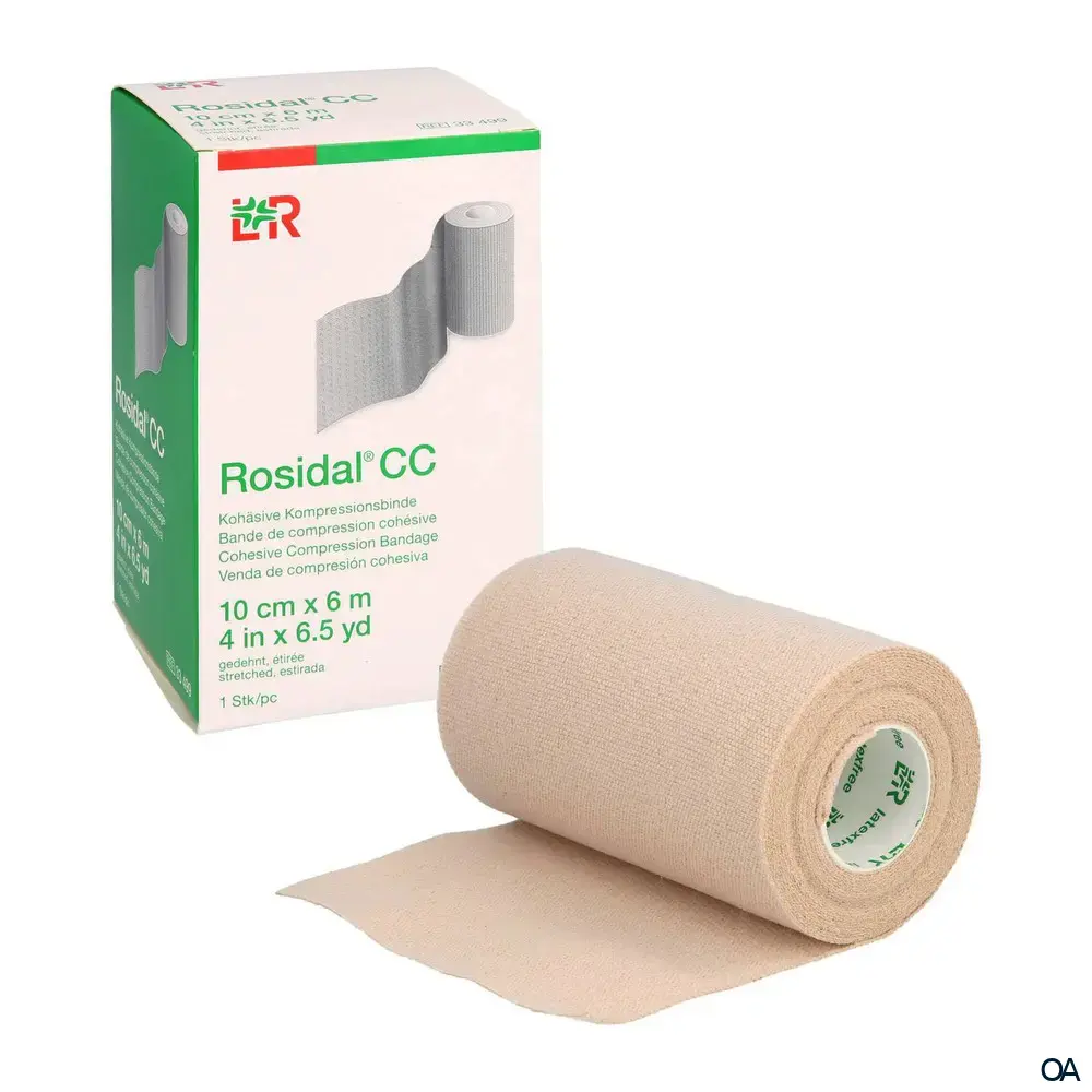 Rosidal® CC Latexfreie kohäsive Kompressionsbinde 10 cm x 6 m