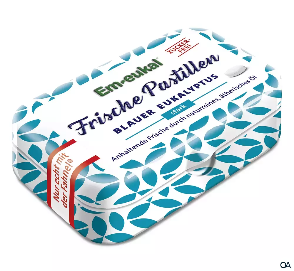 Em-eukal Frische Pastillen Blauer Eukalyptus, zuckerfrei