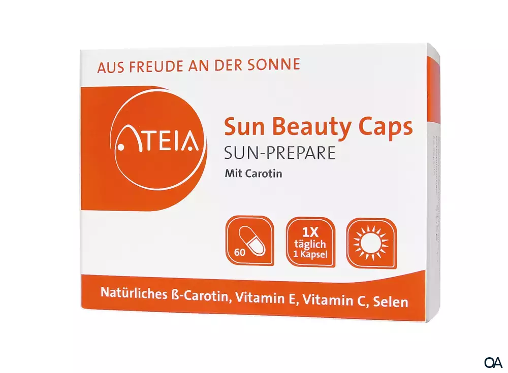 ATEIA® SUN BEAUTY CAPS mit Carotin ATEIA® SUN BEAUTY CAPS mit Carotin
