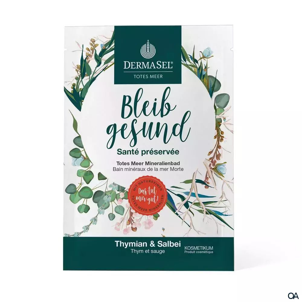 DermaSel® Totes Meer Mineralienbad Bleib gesund Badesalz DermaSel® Totes Meer Mineralienbad Bleib gesund Badesalz