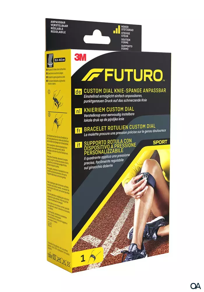 3M FUTURO™ Custom Dial Knie-Spange anpassbar 09190, Verstellbar SPORT 3M FUTURO™ Custom Dial Knie-Spange anpassbar 09190, Verstellbar SPORT