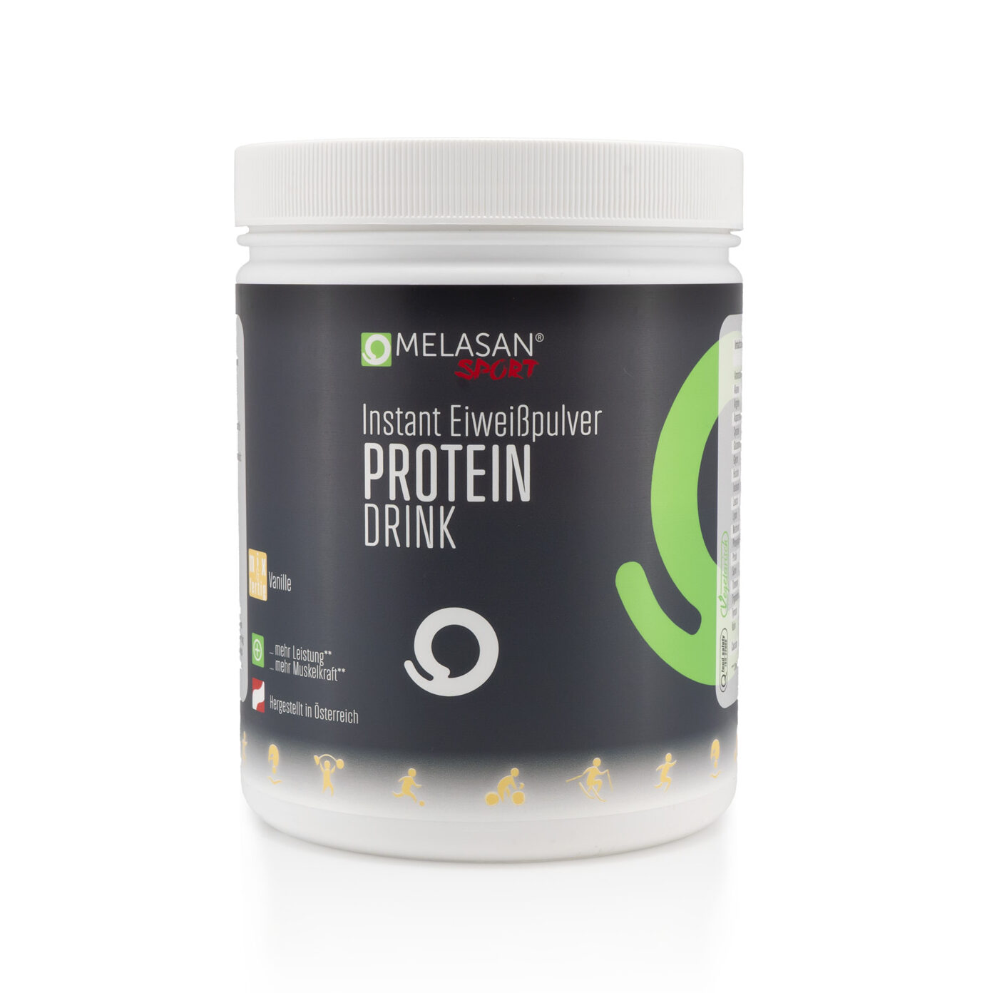Melasan Sport Protein Drink Pulver Vanille Melasan Sport Protein Drink Pulver Vanille
