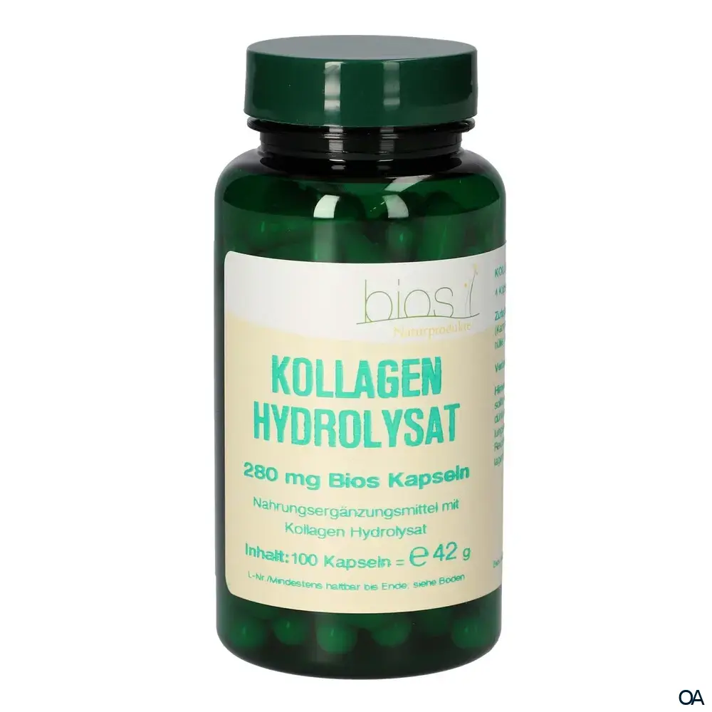 Bios Kollagen Hydrolysat 280 mg Kapseln Bios Kollagen Hydrolysat 280 mg Kapseln