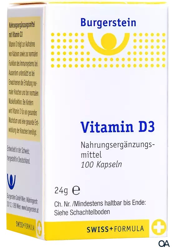 Burgerstein Vitamin D3 600 I.E. Kapseln Burgerstein Vitamin D3 600 I.E. Kapseln