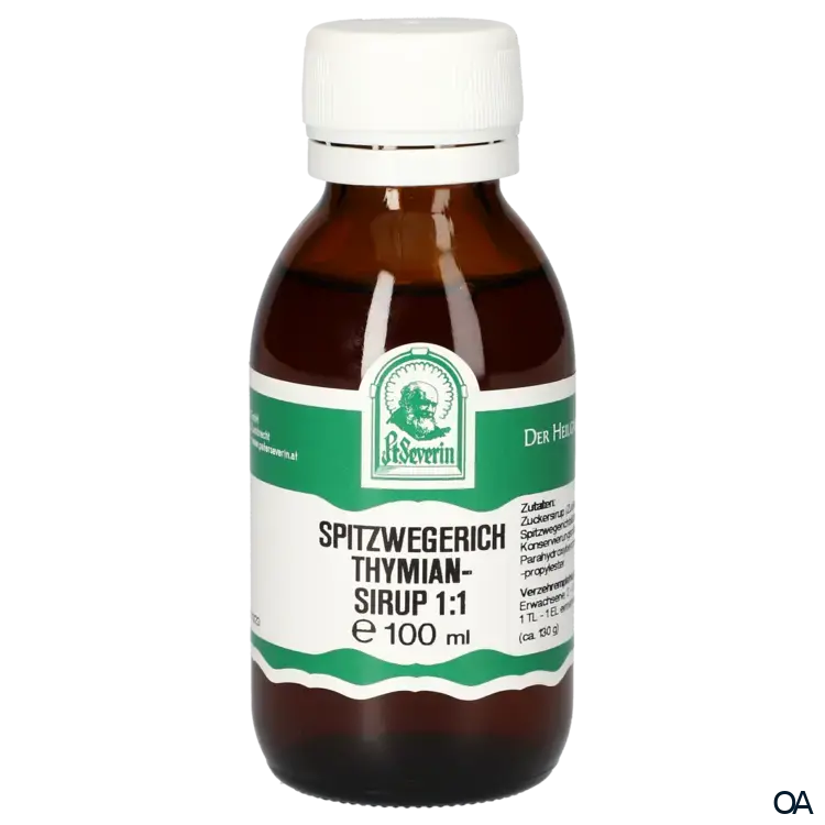 Pater Severin Spitzwegerich - Thymian 1:1 Sirup
