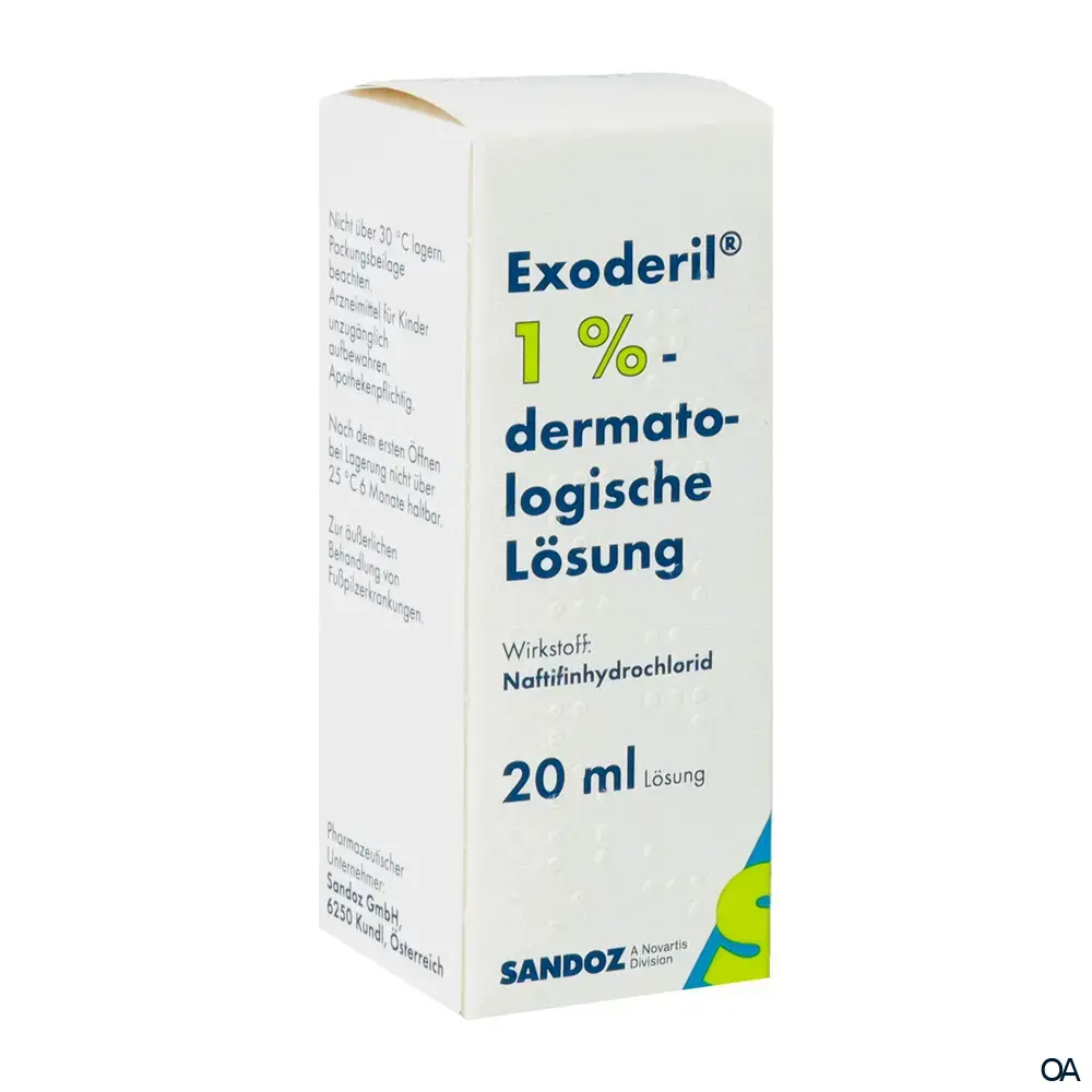 Exoderil® 1 % - dermatologische Lösung Exoderil® 1 % - dermatologische Lösung