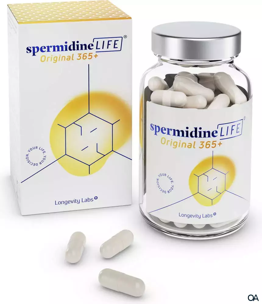 spermidineLIFE® Original 365+ 2 mg Kapseln spermidineLIFE® Original 365+ 2 mg Kapseln