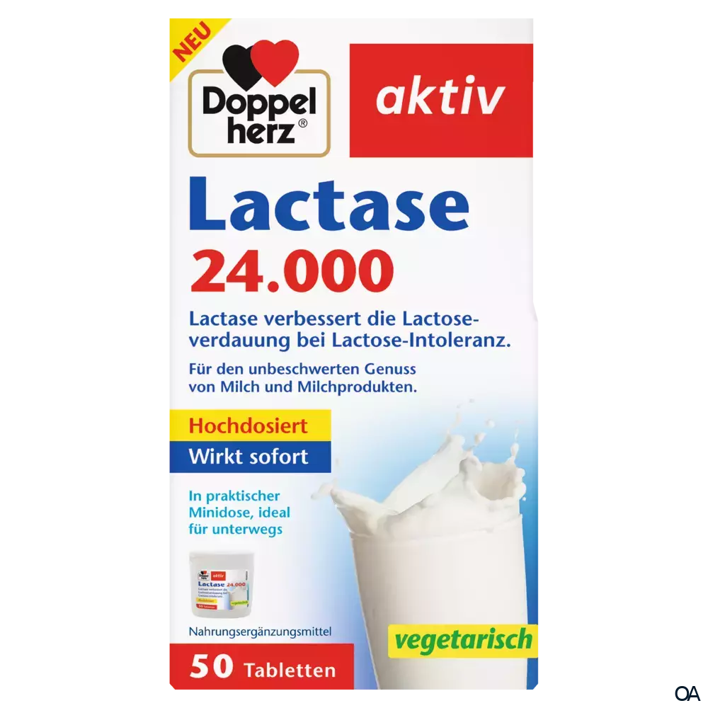 Doppelherz aktiv Lactase 24.000 Tabletten Doppelherz aktiv Lactase 24.000 Tabletten