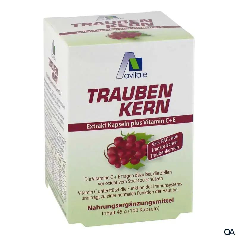 Avitale Traubenkern-Extrakt Kapseln