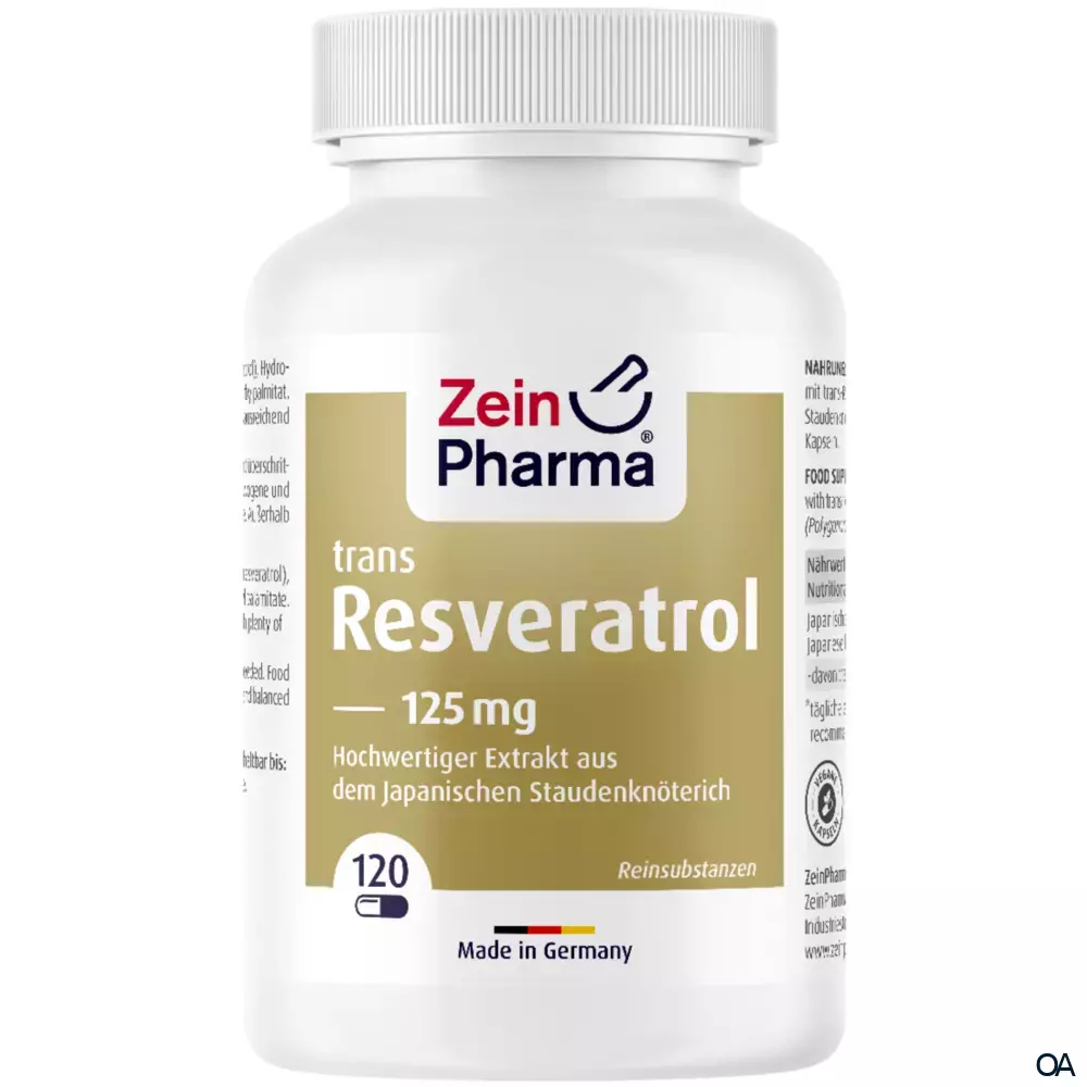 ZeinPharma Resveratrol 125 mg Kapseln ZeinPharma Resveratrol 125 mg Kapseln