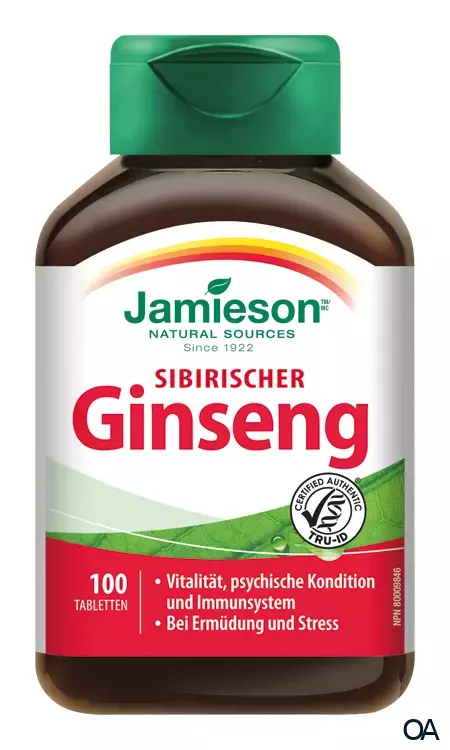Jamieson Sibirischer Ginseng 650 mg Jamieson Sibirischer Ginseng 650 mg