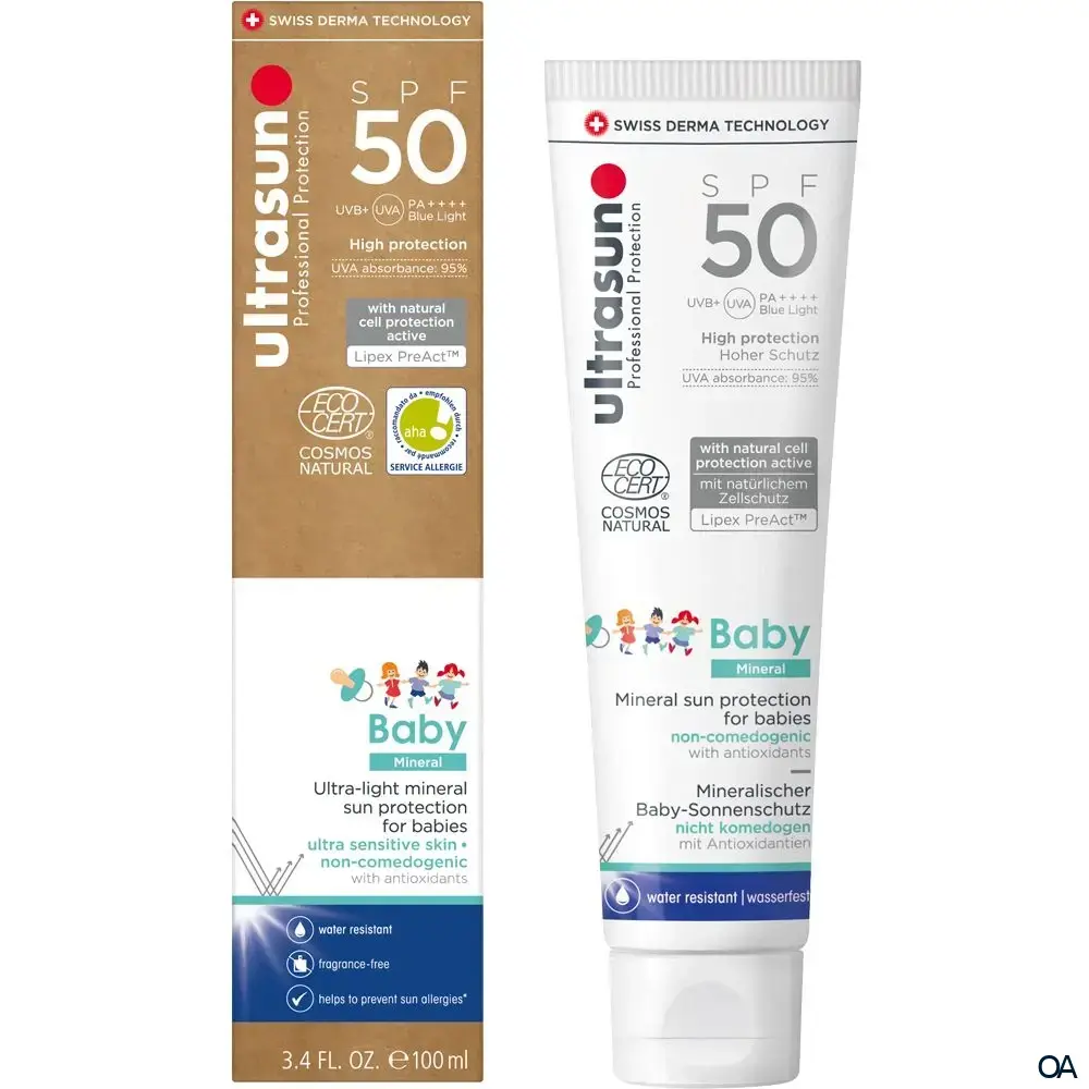 ULTRASUN Mineral Baby SPF50 Creme