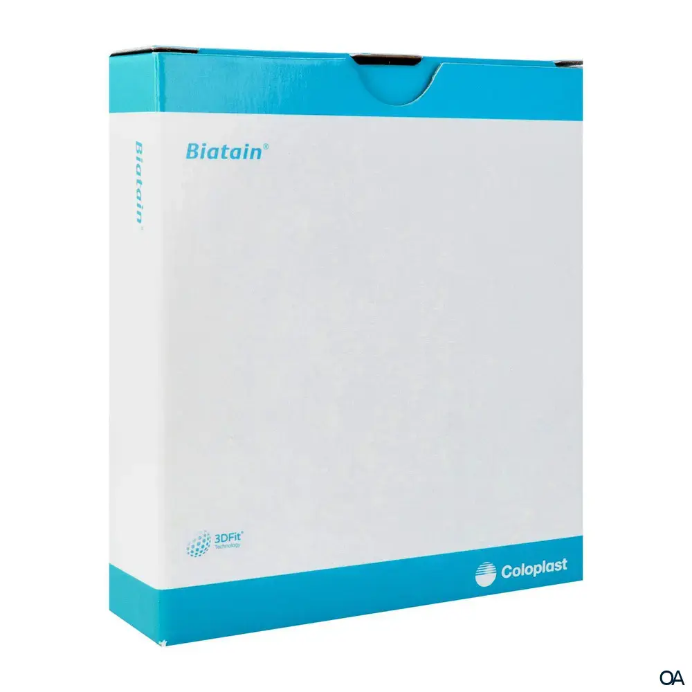 Biatain® Ibu Non-Adhesive Schaumverband mit Ibuprofen (0,5 mg/cm²) steril, 5 x 7 cm