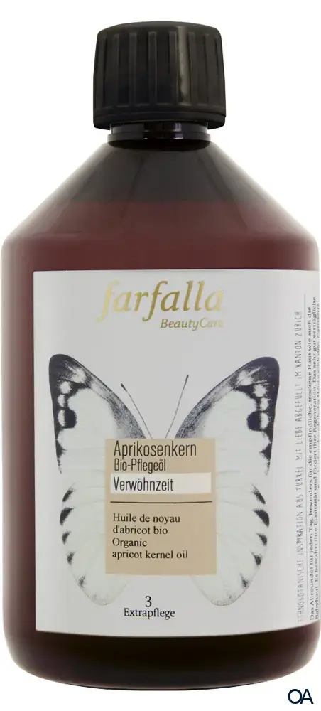 Farfalla Aprikosenkern, Bio-Pflegeöl, Verwöhnzeit