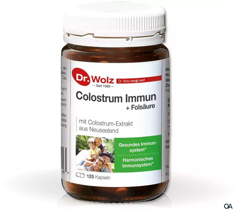 Dr. Wolz Colostrum Immun + Folsäure Kapseln Dr. Wolz Colostrum Immun + Folsäure Kapseln