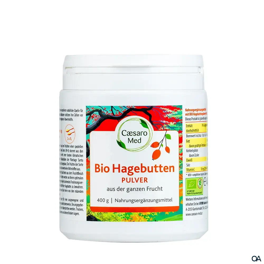 Caesaro Med BIO Hagebutten Pulver Caesaro Med BIO Hagebutten Pulver